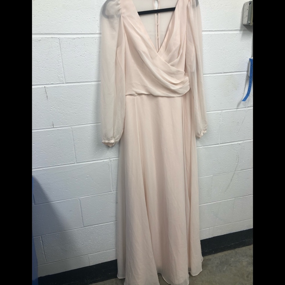 BHLDN WATTERS  NOVA Dress Ice Pink Sz 10 - Picture 7 of 8